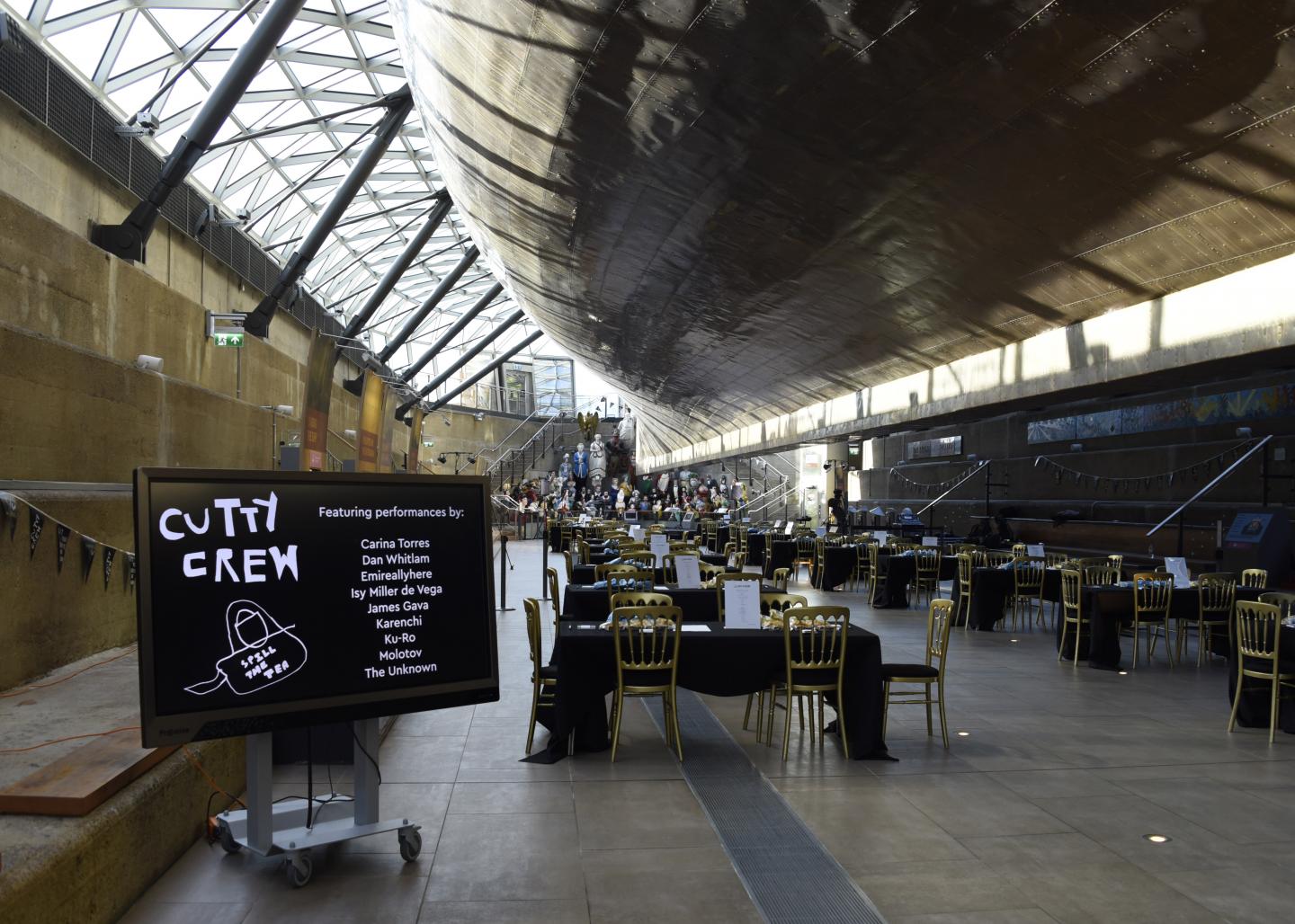 An image of the Spill The Tea event on Cutty Sark